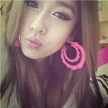 【厂家直销】吉克隽铱同款欧美HIPHOP|JAZZ夸张荧光色竹节大耳环