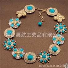 欧美亮钻项链欧美项链项链批发韩国项链新款项链j.cc*ro*ee