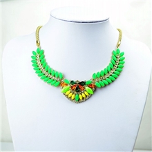 厂家直销饰品批发青春朝气麦穗系列荧光色项链限时打折