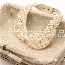 厂家直销华丽领巾钻领巾狗项圈各种宠物项圈义乌批发