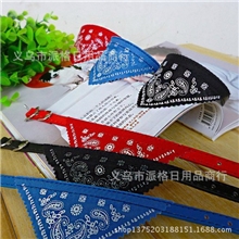 厂家批发优质PU宠物三角巾狗狗围巾领巾宠物围脖小号特价