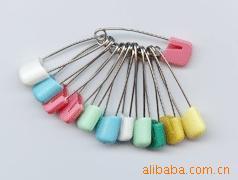 大量现货彩色安全别针儿童安全别针纸卡别针