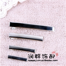 6cm加厚方夹平夹鸭嘴夹鳄鱼夹蝴蝶结DIY饰品配件批发