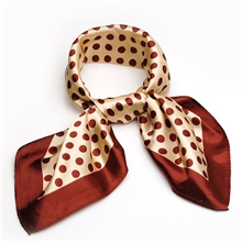 职业空姐丝巾巾电信银行丝巾优雅气质圆点小方丝巾364802