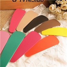 卡洛尔日韩时尚日系风百搭糖果色彩色磨砂BB夹发夹边夹超大号混批