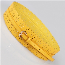 2012韩版百搭新款腰带春夏镂空针扣女装饰腰封宽女404