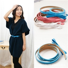 淘宝女式爆款蝴蝶小结腰带PU皮带女士腰带批发百搭腰带皮带细款