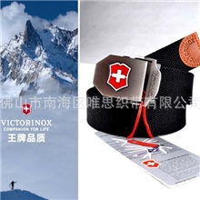 瑞士军刀加厚帆布腰带皮带户外裤带男休闲帆布腰带厂批发N07
