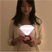 二代钻戒台灯新品首发钻石台灯浪漫情侣小夜灯节能灯爱的承诺