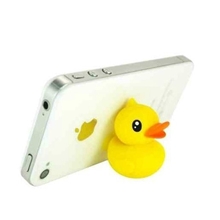 直销小黄鸭子手机支架黃鴨子手机吸盘支架手机通用立体手机