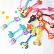 韩版罗马尼耳机绕线器罗马尼纽扣绕线器15款齐全2个装