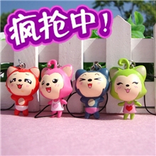 限量特价阿狸手机挂件可爱四色阿狸手机挂件手机链配件