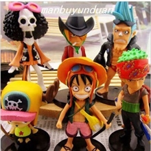(特价）海贼王人气爆款公仔钥匙扣全套6款花衣