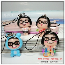 hello菜菜手机挂件卡通手机挂链活动礼品手机链配件