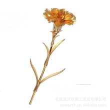 千足金康乃馨24K金箔康乃馨母亲节康乃馨