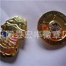 供应警官烤漆小徽章、奖章、纪念章