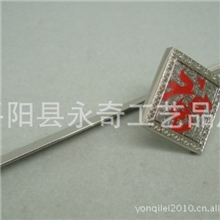 供应精美铜青花书签,烤漆滴胶书签,环保铜片蚀刻镂空书签