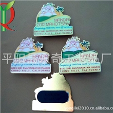 厂家订制磁扣印刷滴胶徽章.磁铁胸牌.不同人名徽章,胸章,价格实惠