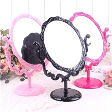 [D07]批发供应安娜苏风格椭圆台式单面美容镜梳妆镜可混批