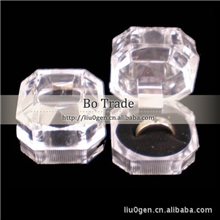 [C11]压克力戒指盒透明塑料戒指架收纳展示盒批发