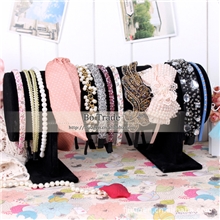 [A53]长30cm绒面头箍架头箍展示架头饰架混批