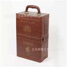 高档皮质红酒盒单支带酒具葡萄酒包装盒红酒礼品盒定制LOGO
