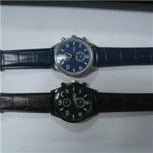 手表厂家生产锌合金手表假6眼多功能3针手表