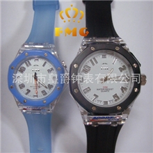 多彩果冻手表，硅胶运动手表,年轻最爱的色彩糖果表,胶表。