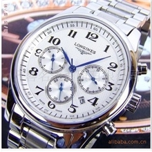 特价3天时尚名匠手表六针钢带自动机械男表运动表