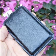 新款时尚苹果三星专用移动电源皮革超薄聚合物4000毫安