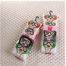 新款可爱卡通四眼妹菜菜眼镜妹超值保暧女袜批发袜子星期袜男