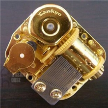 巧匠屋日本sankyo镀金18音原厂音乐机芯33曲可选21SG01A