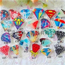 热门徽章日本原宿徽章原宿胸针NADIA/KATIE钻石星空三角070#