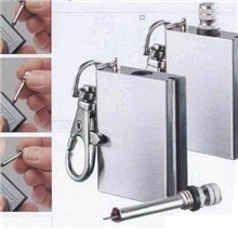 zippo类万次火柴为|钥匙扣火柴|创意煤油火柴打火机|火石打火机