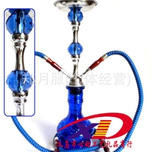 中号水烟壶双管水烟袋烟斗批发hookah91057