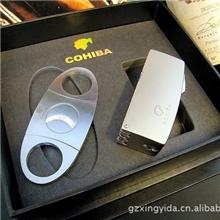 批发供应礼盒套装瑞虎2+雪茄剪刀套装打火机