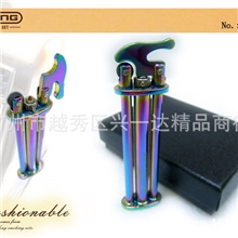 批发供应出口金属打火机烟具JF002砂轮明火精品礼盒