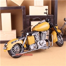 mettle新款彩色摩托车仿古系列家居办公装饰摆件