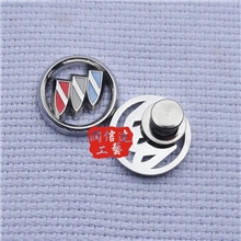 金属压铸徽章透明漆别克徽章镂空胸章公司胸徽定做胸章厂家