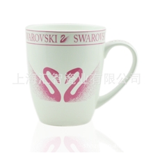 定制骨瓷杯子专业厂家礼品赠品杯施华洛世奇订制广告杯