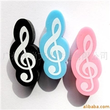 可混批/音乐文具/台湾文具/音符造型迷你橡皮/三色可选/