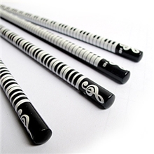 可混批/音乐文具/台湾铅笔/精典钢琴音符铅笔/3D图案/3款可选