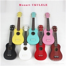 mozart21寸S型尤克里里乌克丽丽ukulele夏威夷小吉他送琴包