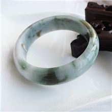 11.18大促天然缅甸翡翠玉石玉器A货冰糯种大口径手镯子臂环07款5