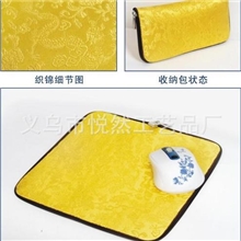 多功能丝绸鼠标垫定制云锦真丝鼠标垫高档博物馆银行馈赠礼品