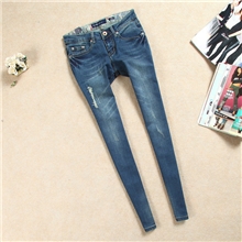【地摊正能量】库存女装小脚铅笔牛仔长裤弹力修身显瘦韩版免包邮