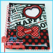 【厂家直销】爱心PVC线圈本（32K）