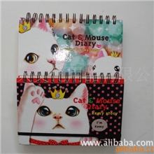 供应精美PP线圈本（卡通）学生最爱