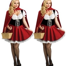 万圣节服装小红帽公主服日本圣诞服舞蹈表演服童话迪士尼演出服装