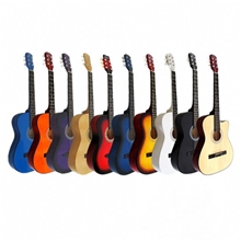 纳英乐器专业乐器批发38寸初级练习吉他外贸吉它